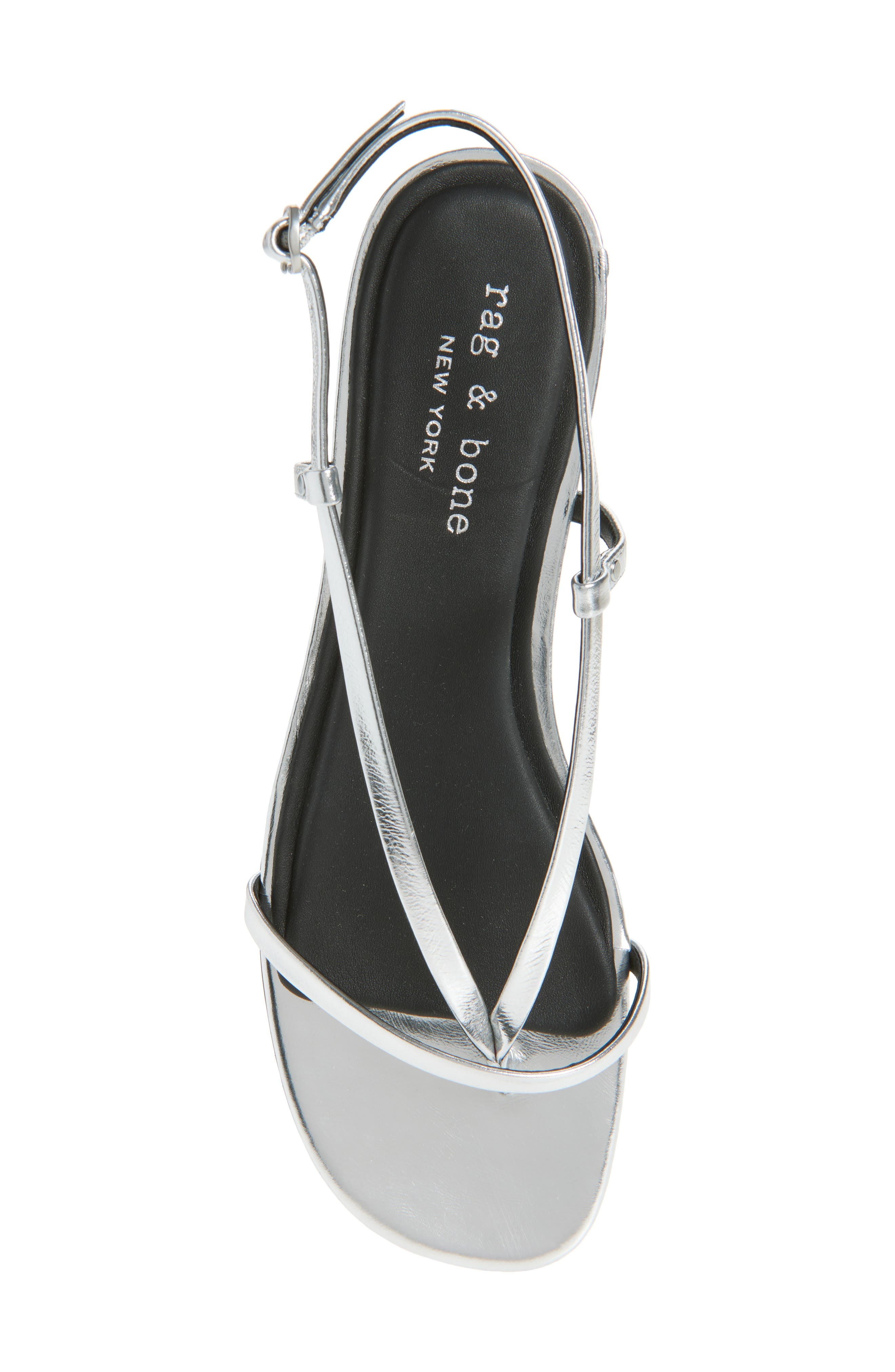 rag & bone Giselle Slingback Sandal in Silver at Nordstrom - 5