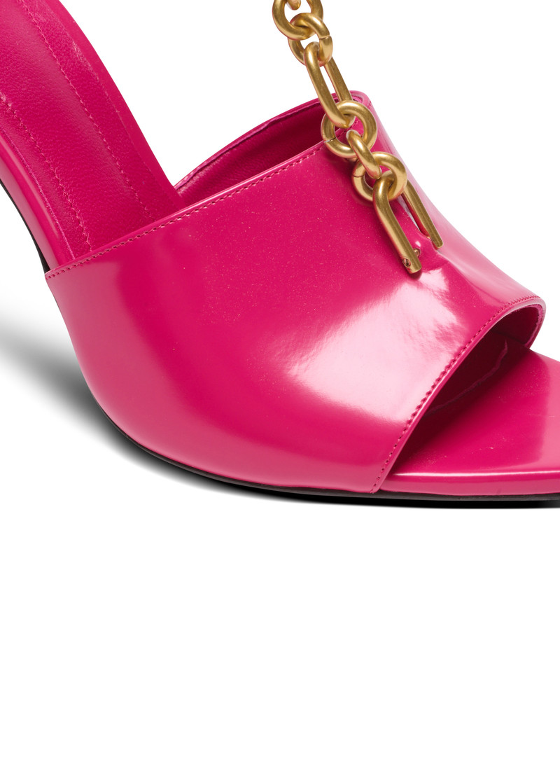 Sync sandals in shiny lambskin 6
