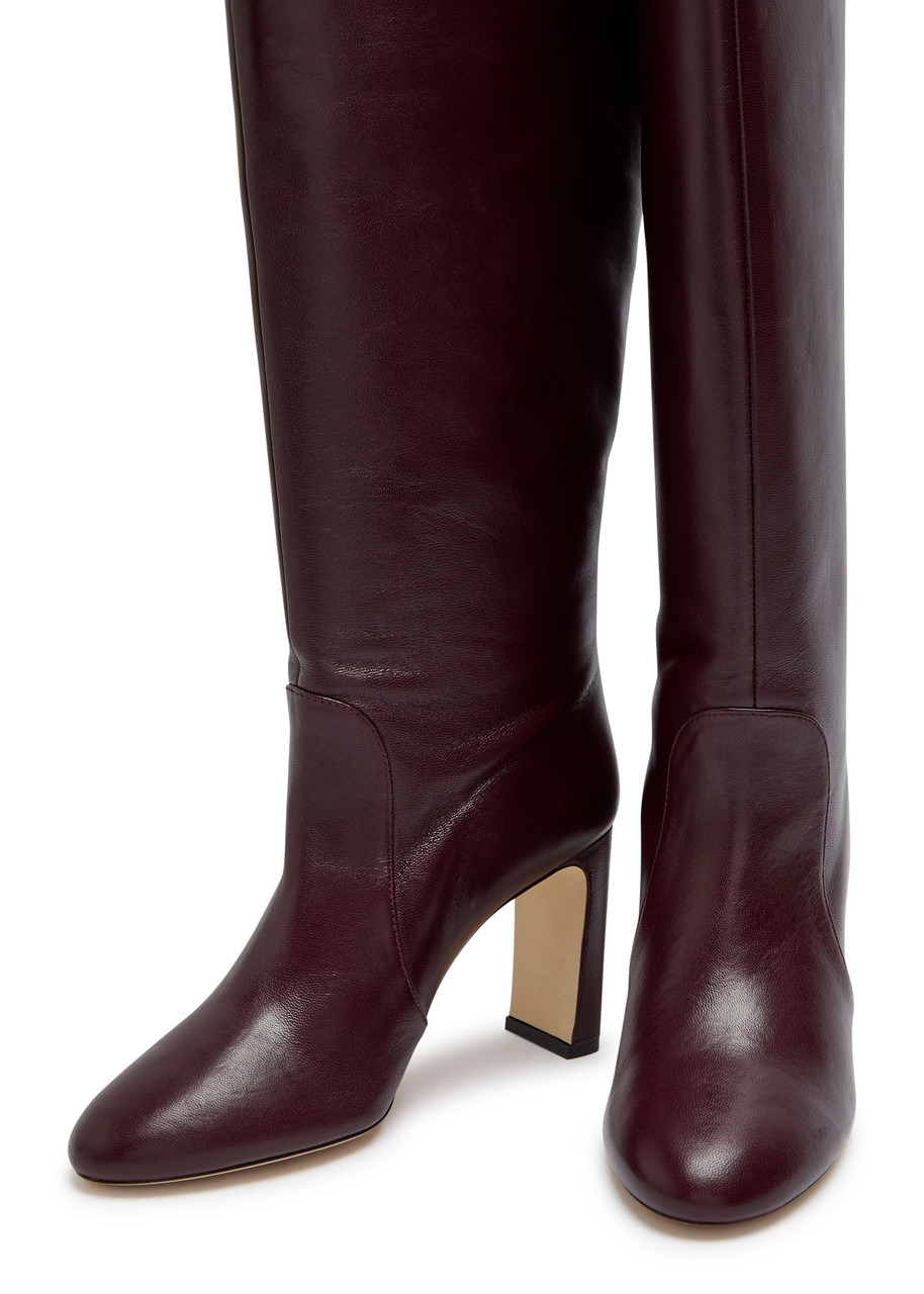 Stuart Weitzman Babette Tubo 85 Leather Over-the-knee Boots - 3