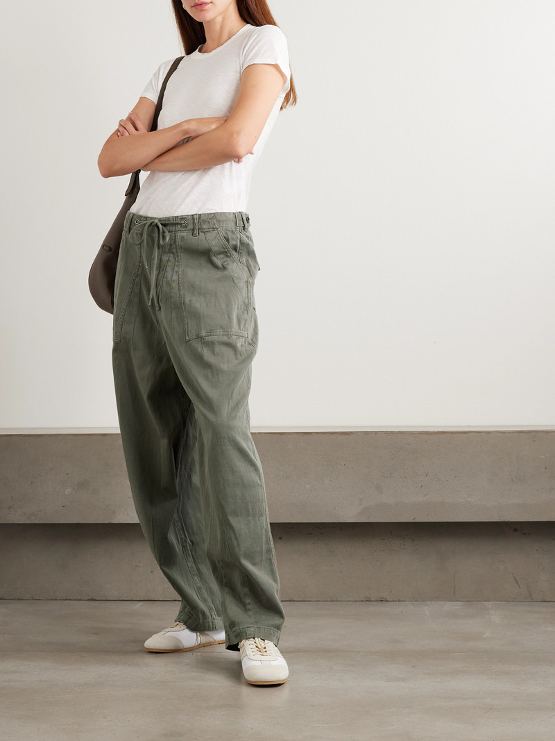 JAMES PERSE Cotton-blend Tapered Pants outlook
