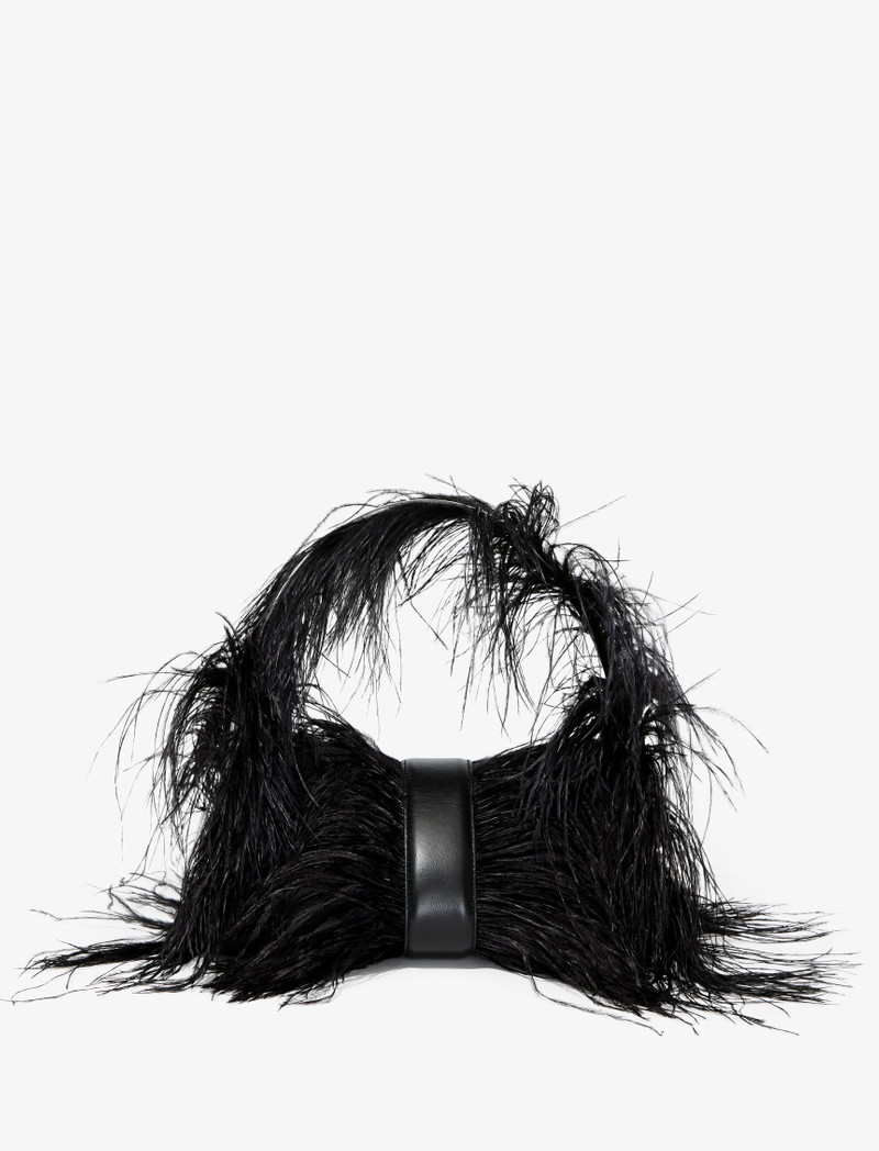 Park Shoulder Bag in Nylon With Feathers 5