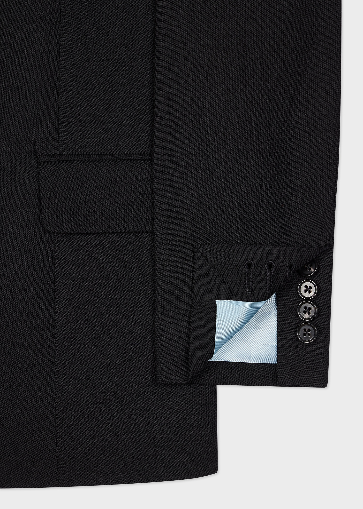 Women's A Suit To Travel In - Black Wool Suit - 3