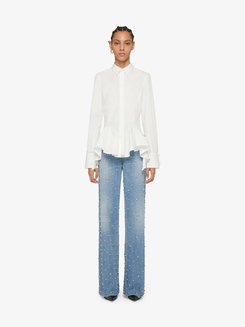 Givenchy SHIRT IN POPLIN WITH FLOUNCES outlook