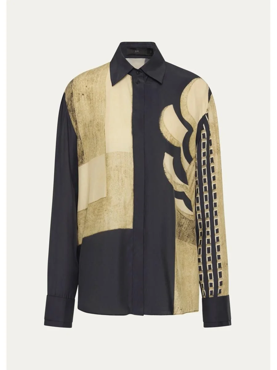 Sona Silk Shirt - 1