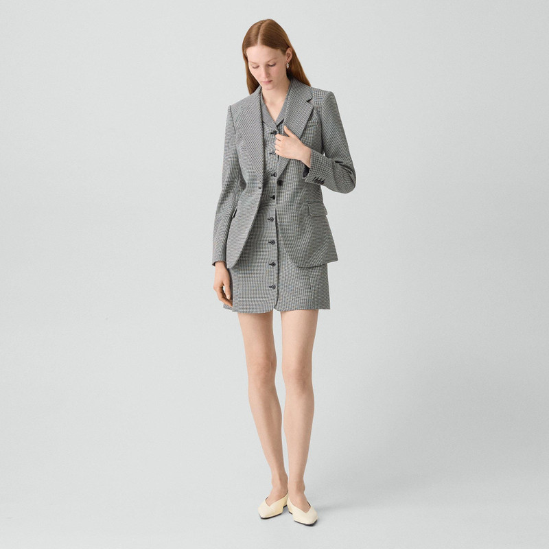 Theory Lynnia Blazer in Wool-Blend Twist outlook