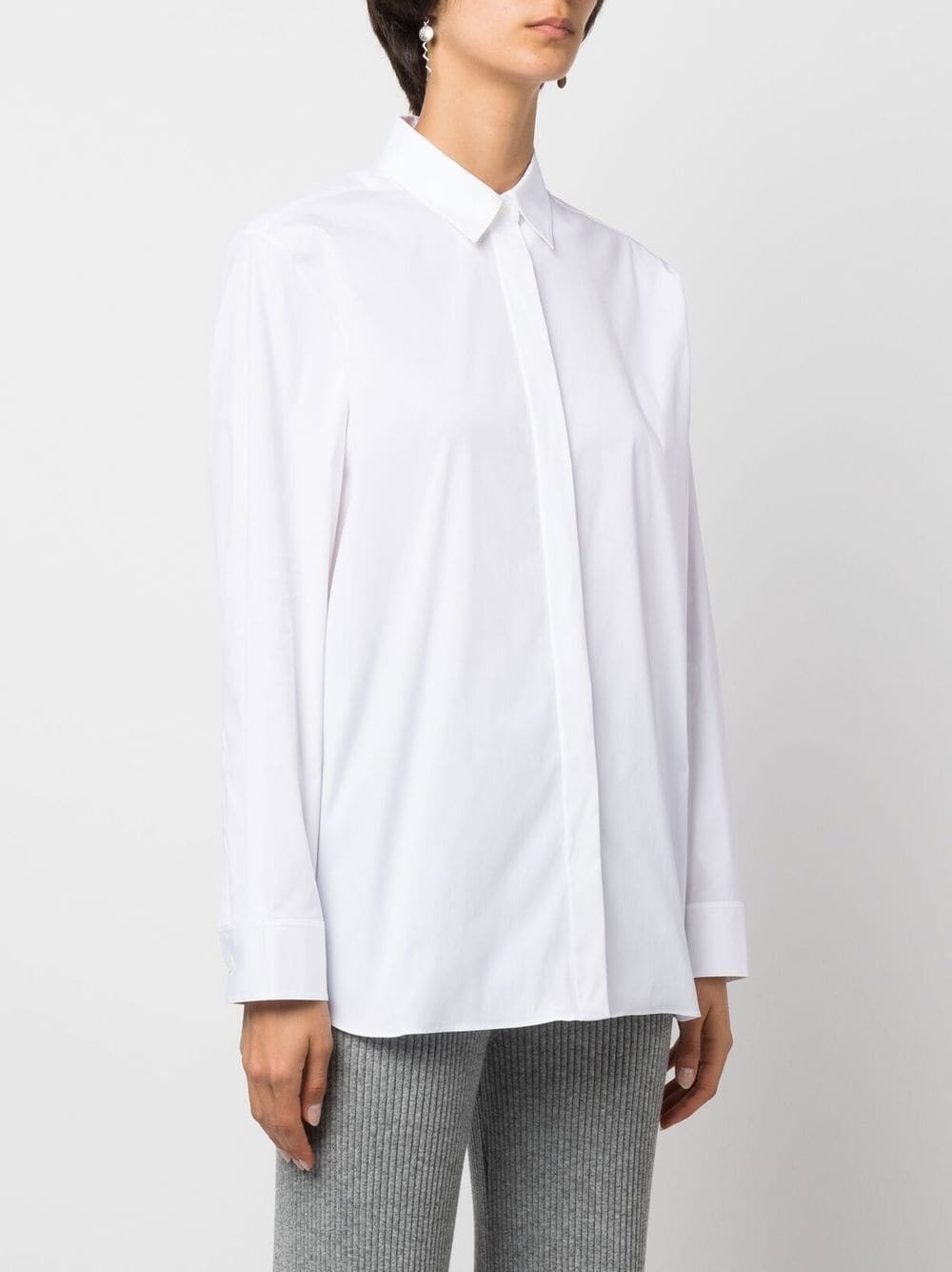 long-sleeve button-up shirt - 3