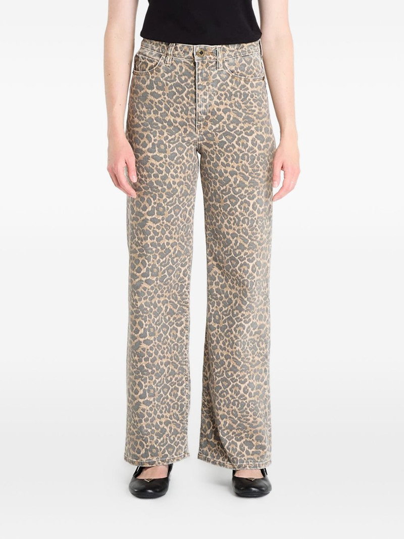 leopard-print jeans 1