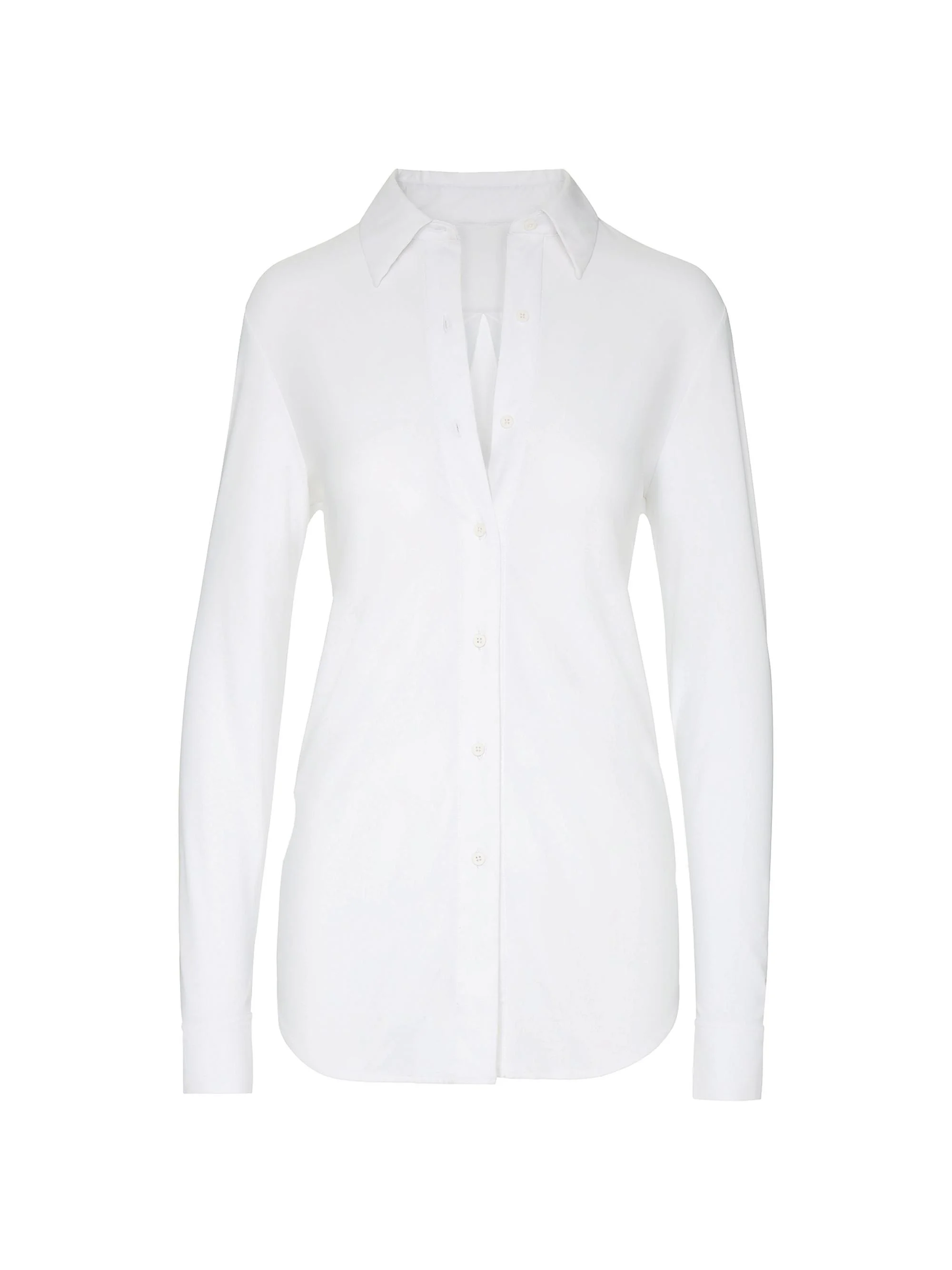 Women's Classic Oversized Shirt - White - 1