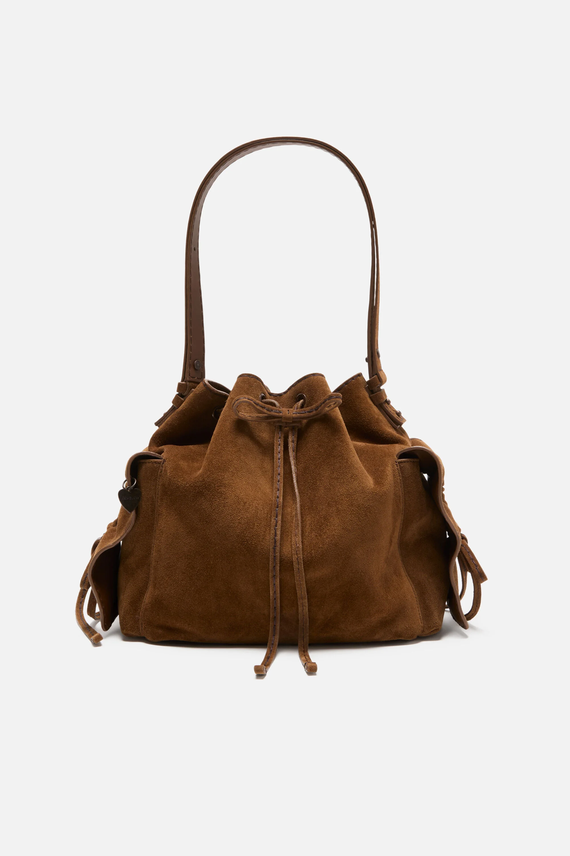 Multipocket Bucket Bag - Cognac brown - 1