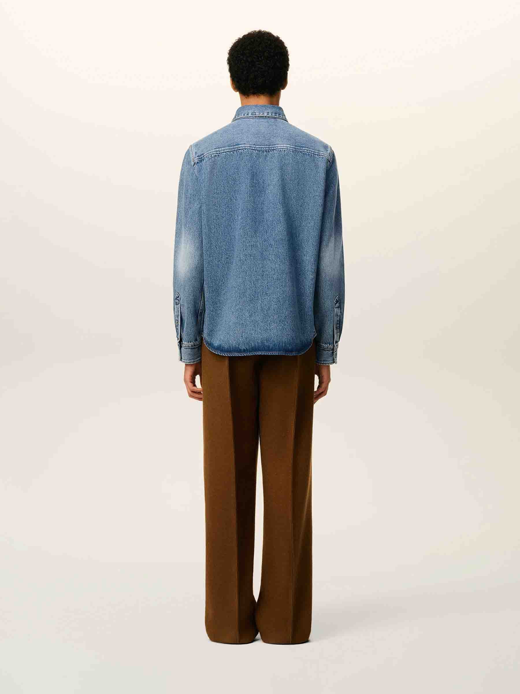 DENIM COTTON SHIRT - 3
