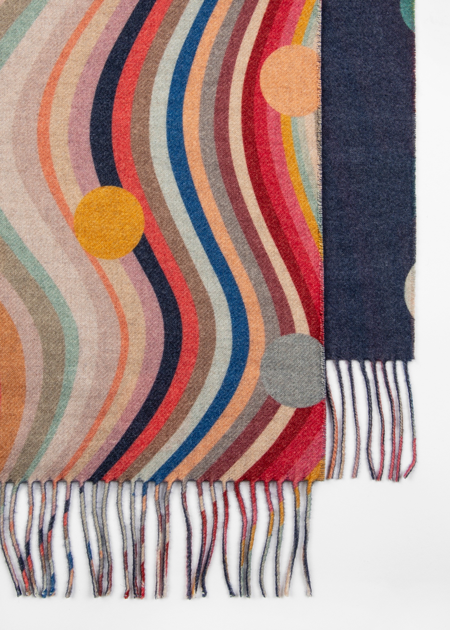Women's Wool-Cashmere 'Swirl Polka' Scarf - 2
