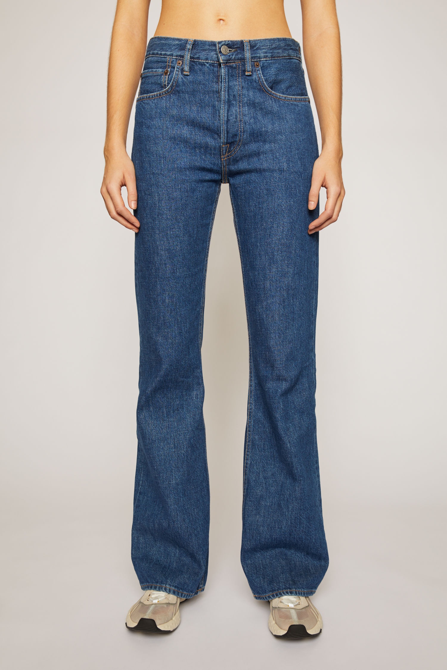 Relaxed bootcut jeans dark blue - 2