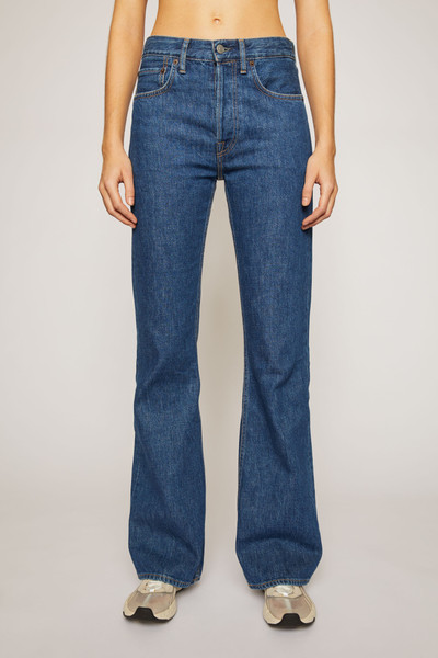 Acne Studios Relaxed bootcut jeans dark blue outlook