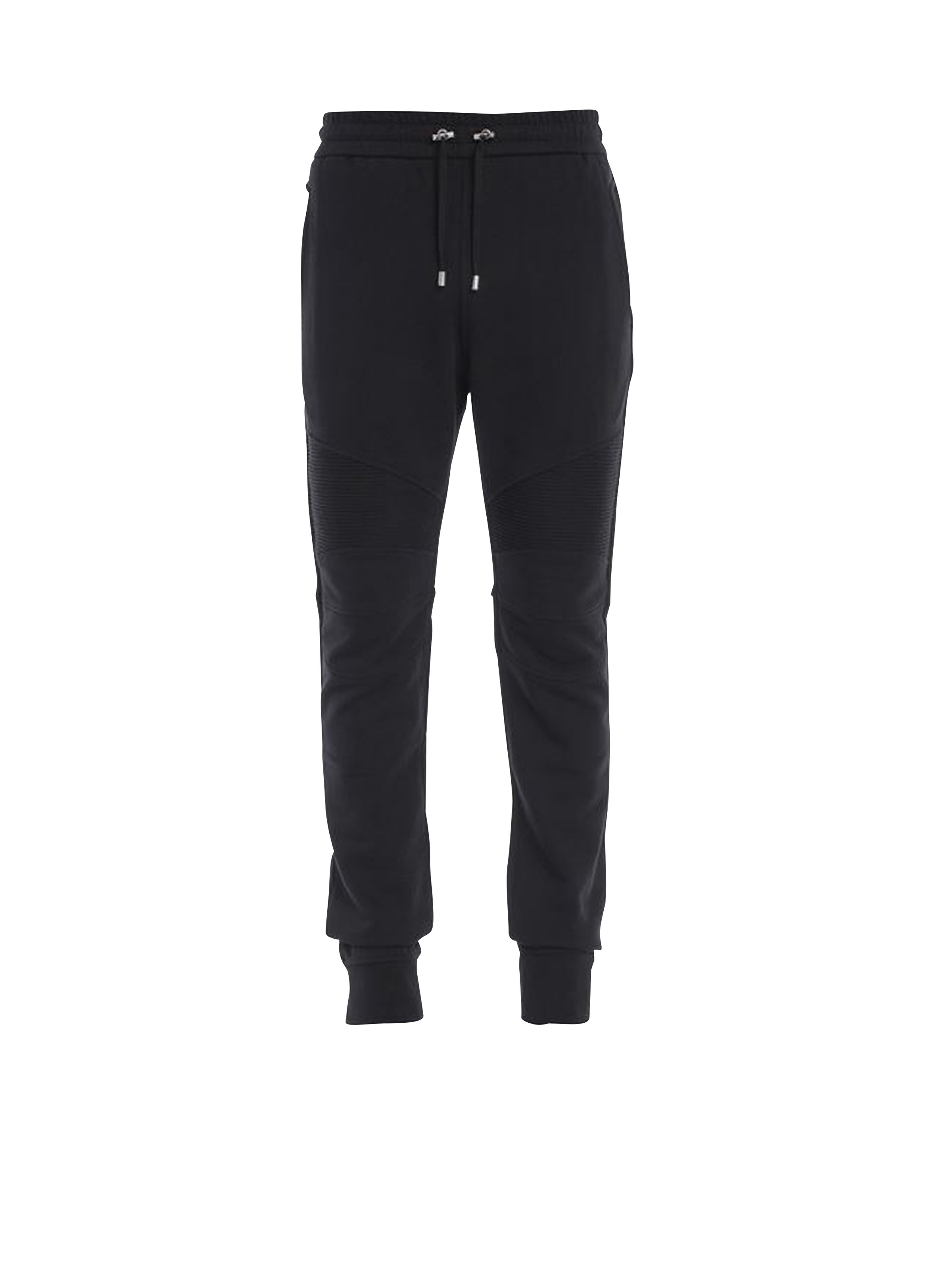 Flocked Balmain Paris joggers - 1