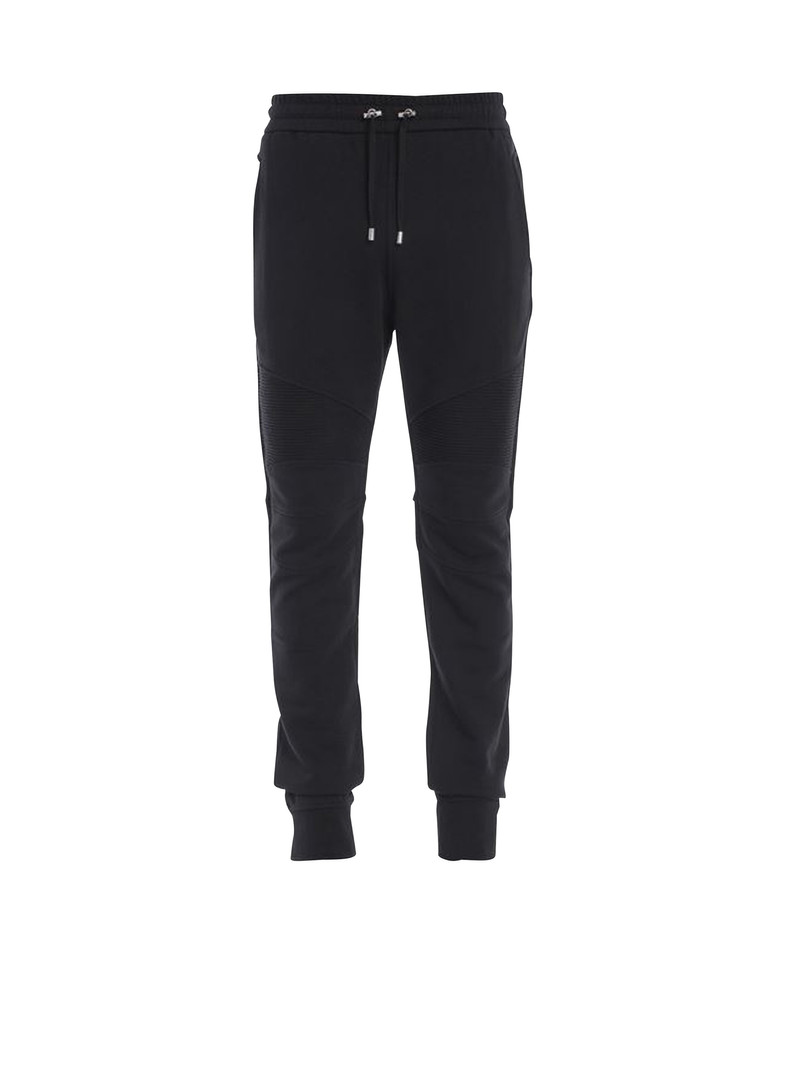 Flocked Balmain Paris joggers 1