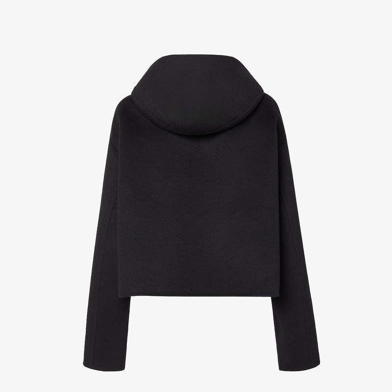 Reversible jacket Black double-sided wool jacket 2
