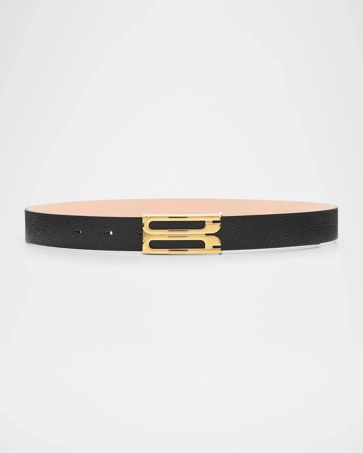 Dorian Frame Belt in Croc-Embossed Leather - 1