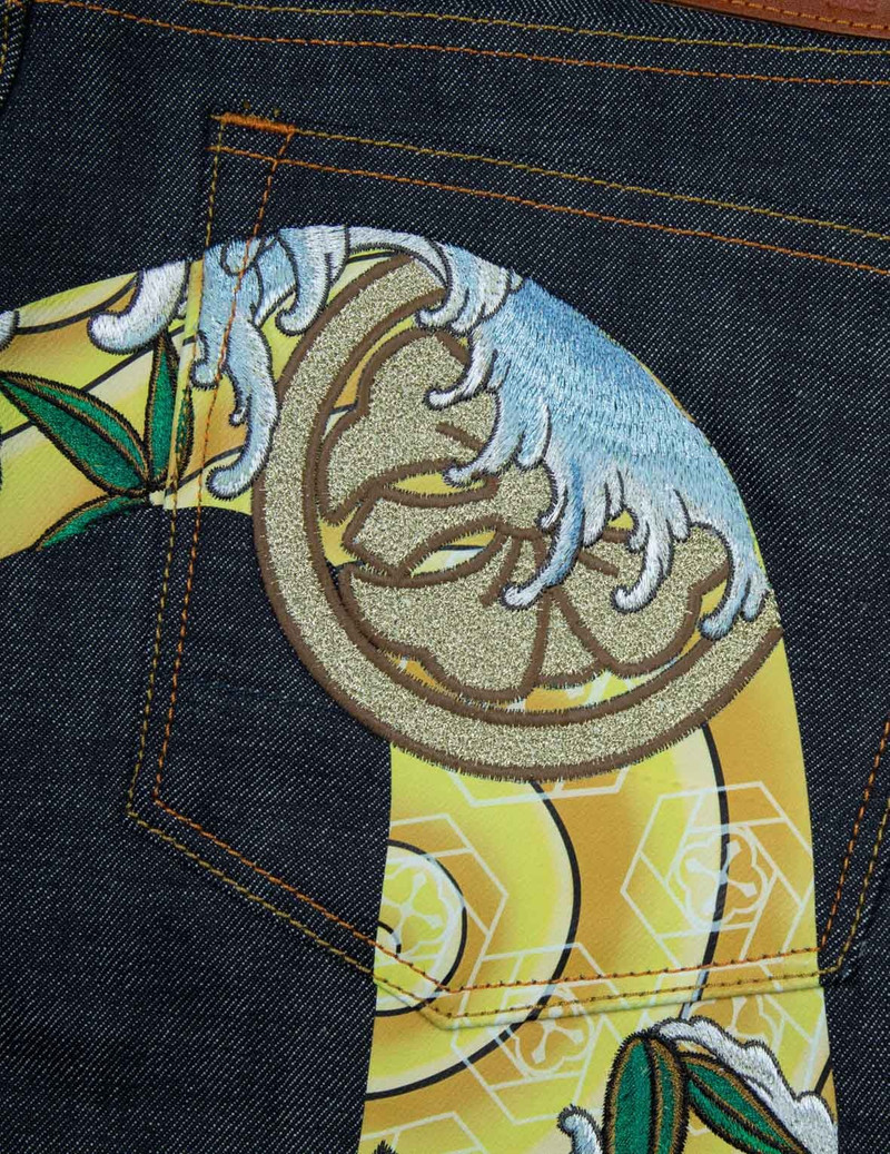 PANDA DAICOCK EMBROIDERY  CARROT FIT JEANS #2017 8