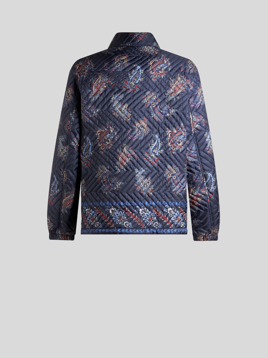 QUILTED JACKET WITH PAISLEY PRINT - 2