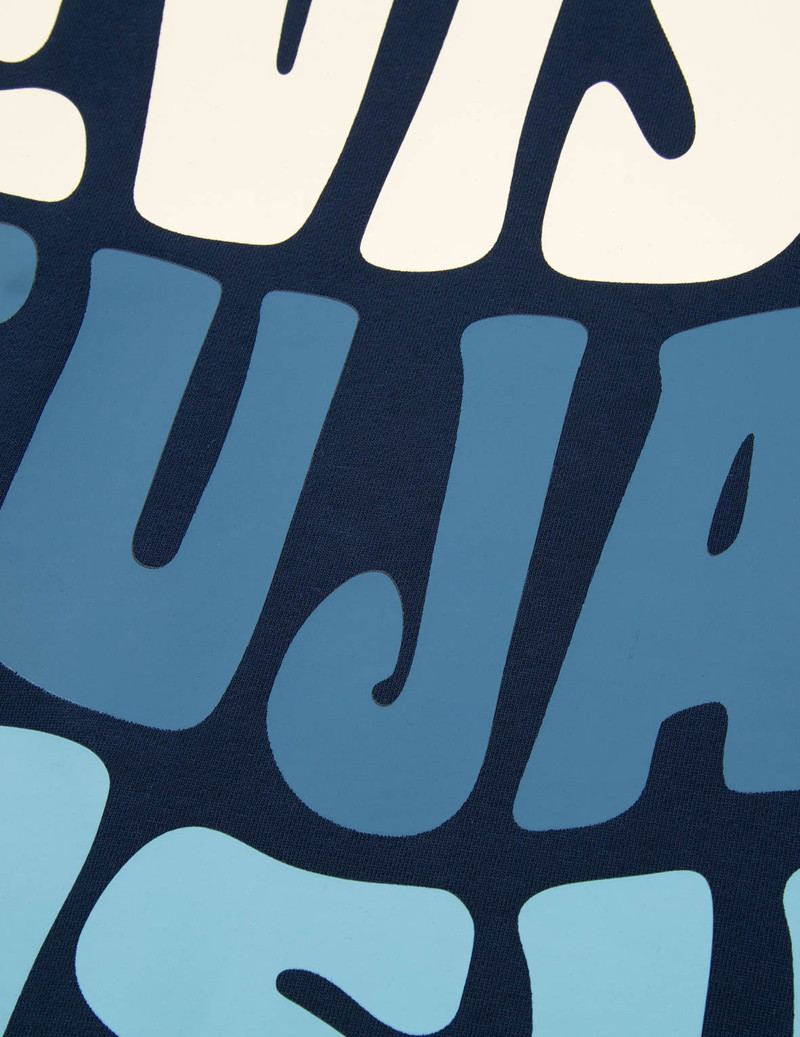 ALLOVER WAVY TEXT PRINT SWEATSHIRT 3