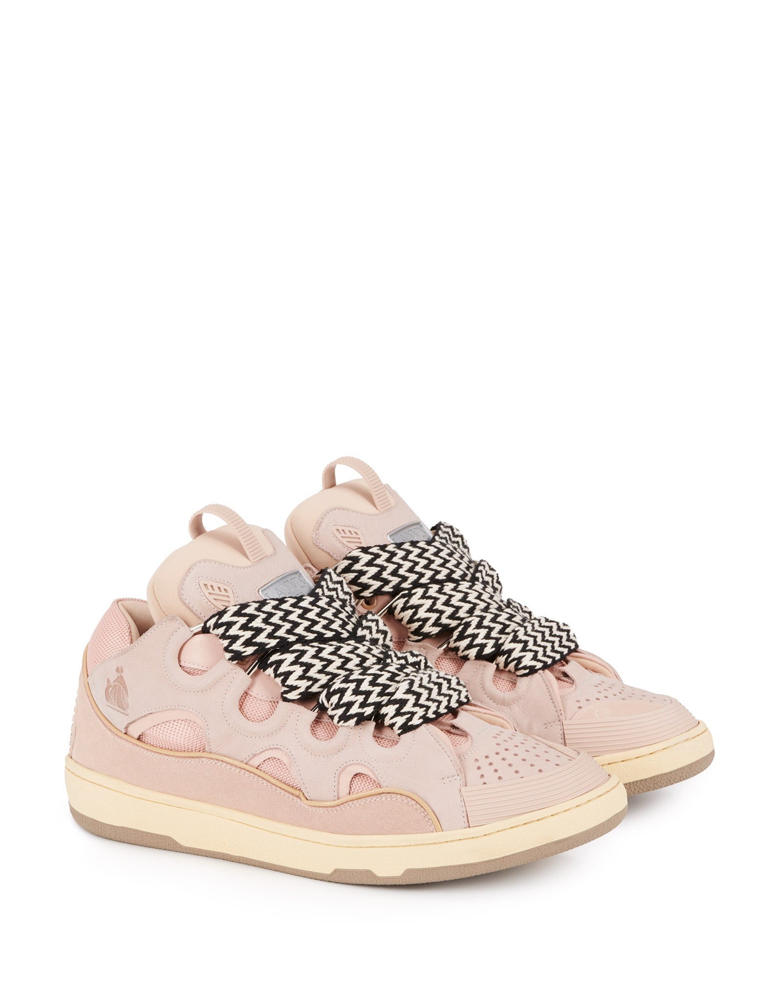 LEATHER CURB SNEAKERS - 2