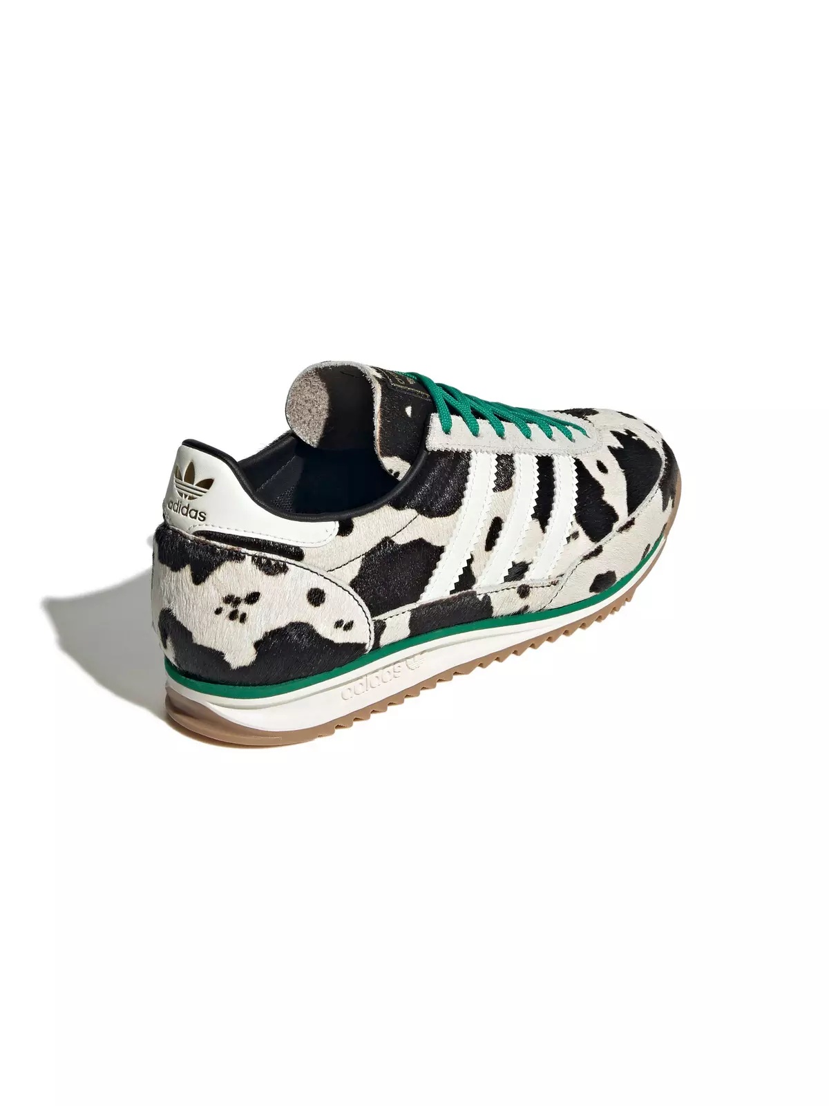 Originals SL 72 OG "Core Black/Off White/Court Green" Women's Shoe - 4