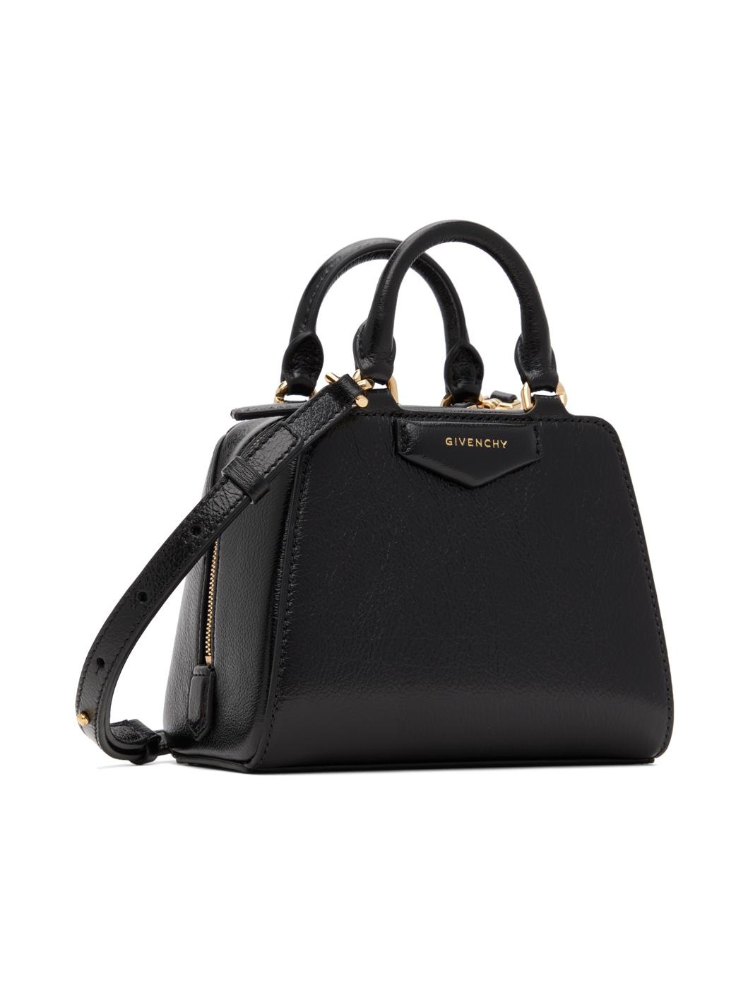 Black Nano Antigona Cube Bag - 2