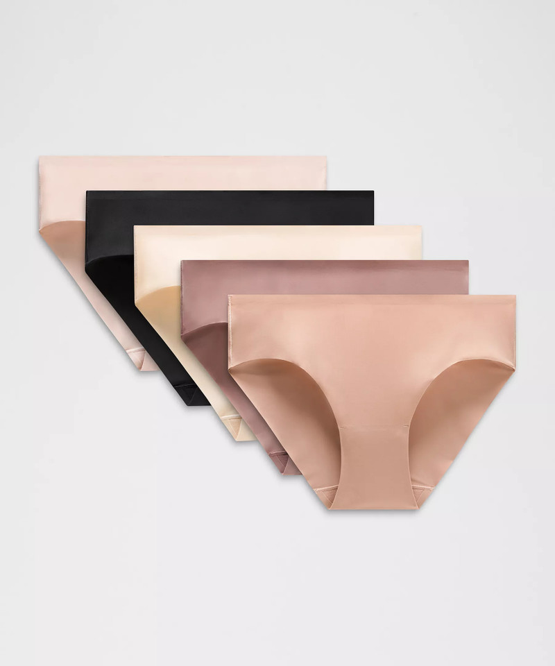 InvisiWear Mid-Rise Bikini Underwear *5 Pack 1