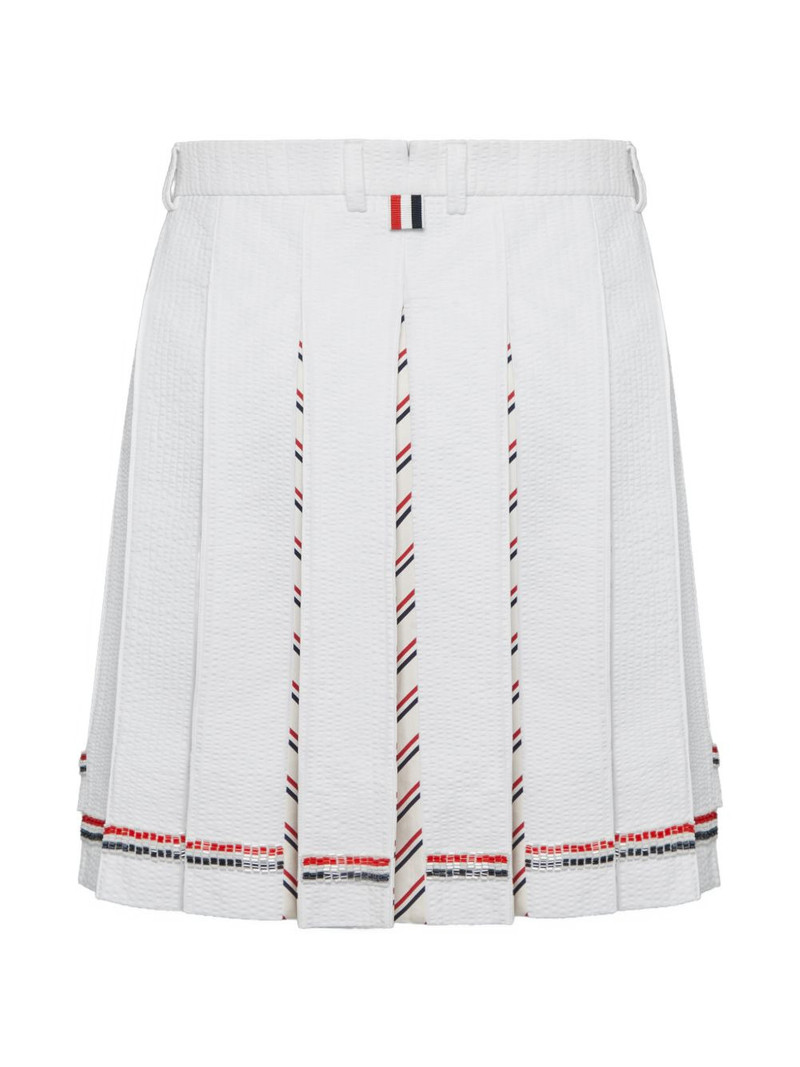 RWB bead-embellished pleated mini skirt 7