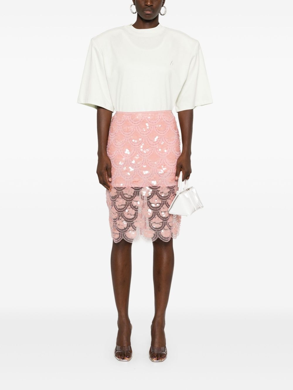 sequinned pencil skirt - 2