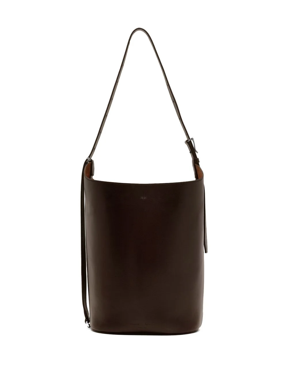 buckle-fastening leather tote bag - 1