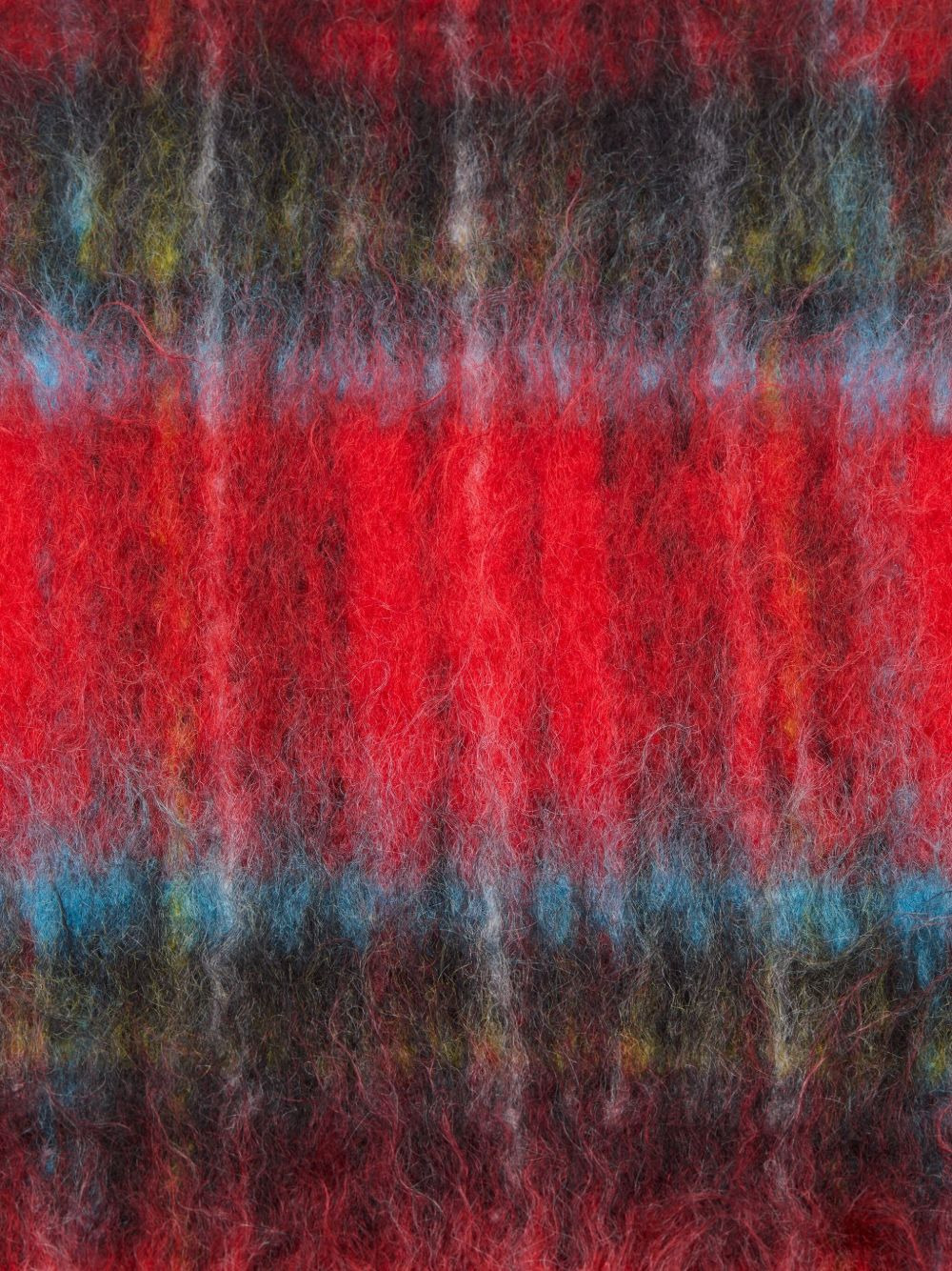 plaid fringed scarf - 2