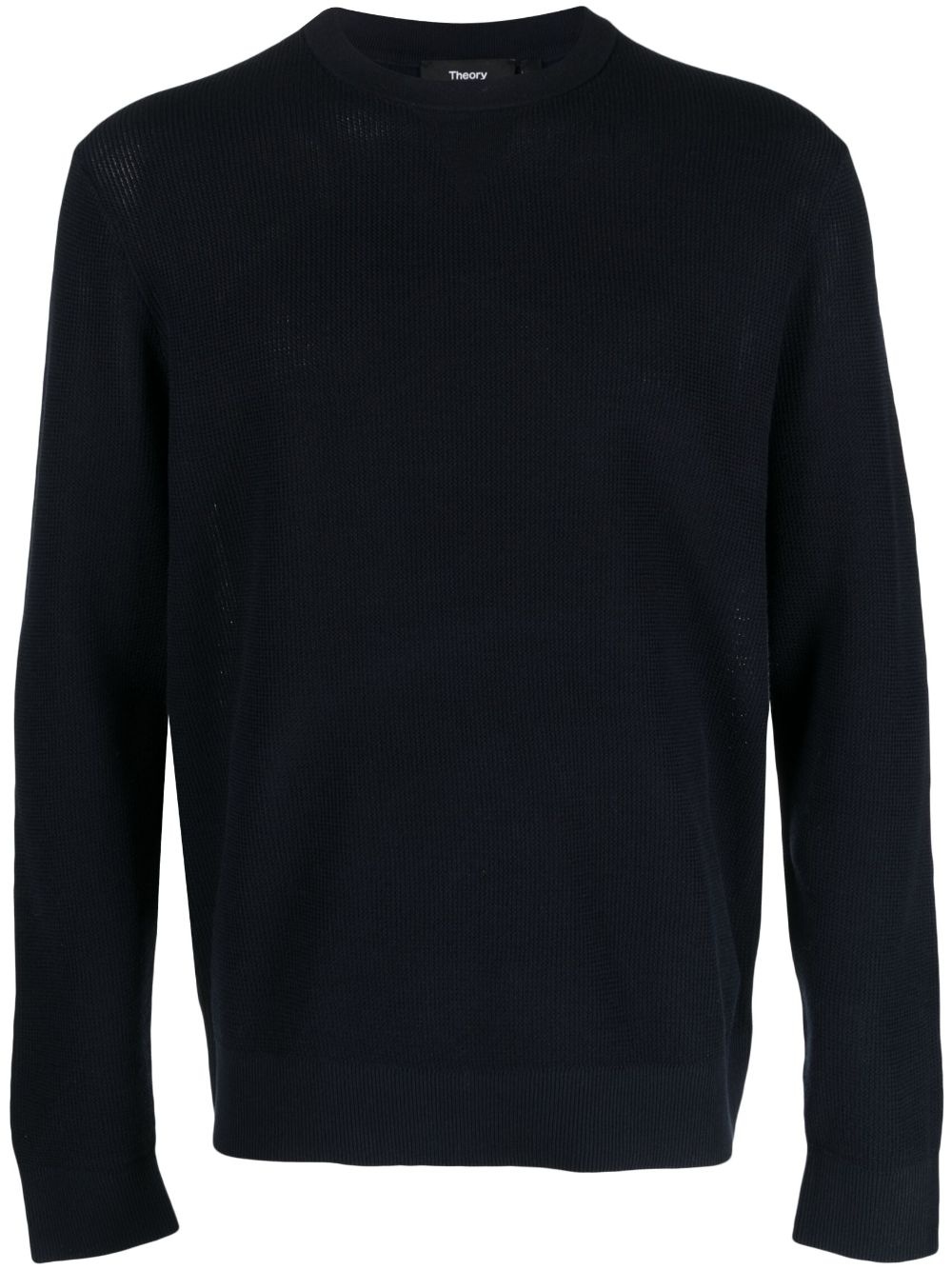 crew-neck long-sleeve jumper - 1