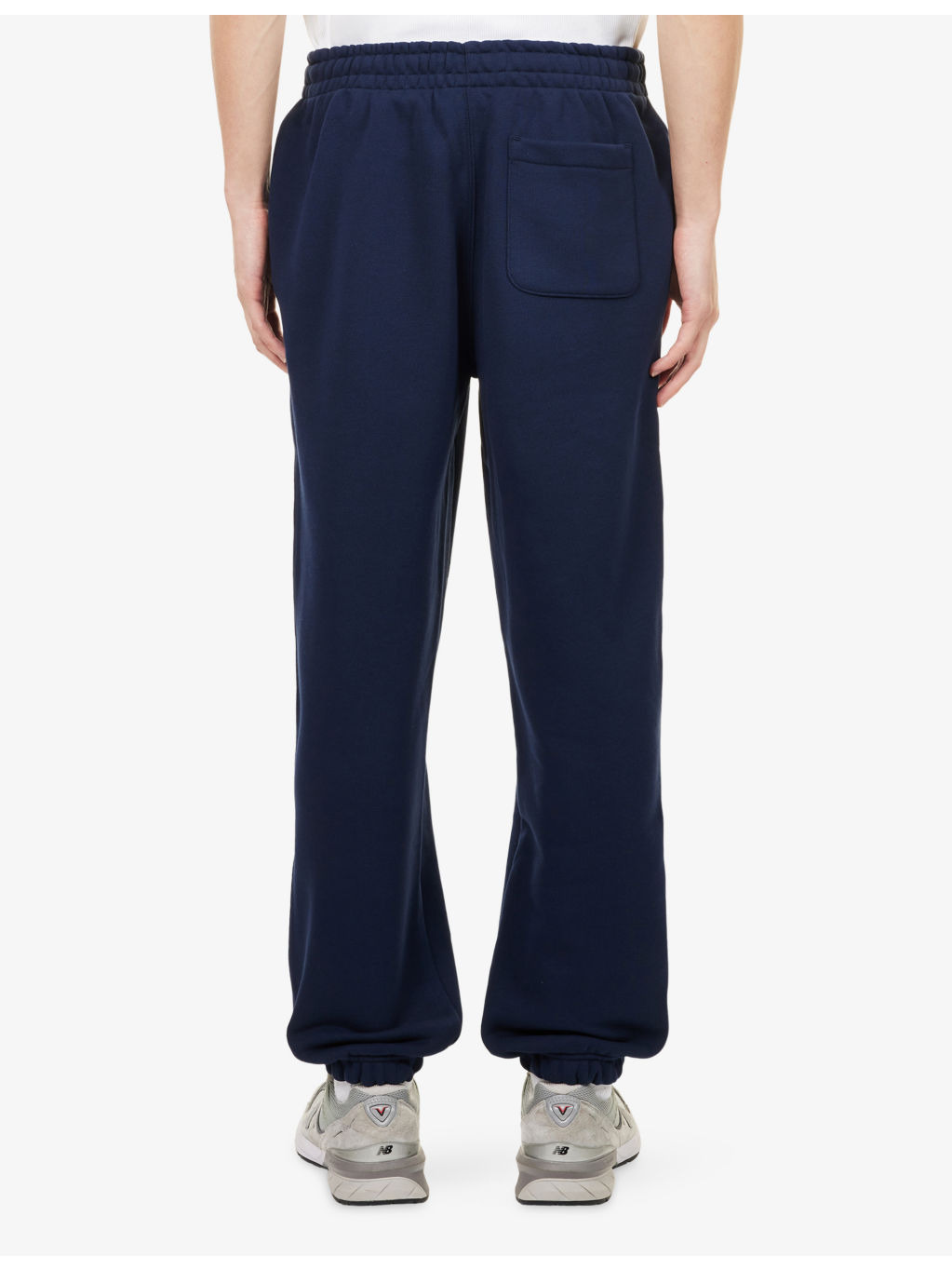 Logo-Patch Relaxed-Fit Cotton-Jersey Joggers - 4