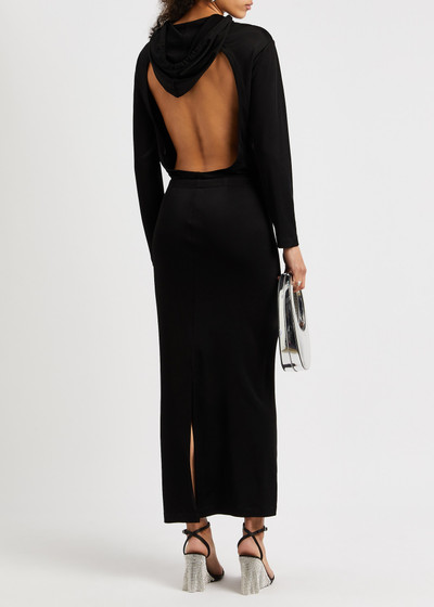Dion Lee Hooded stretch-jersey maxi dress outlook