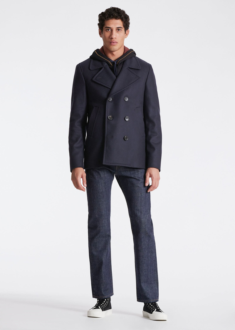 Wool-Cashmere Pea Coat 7