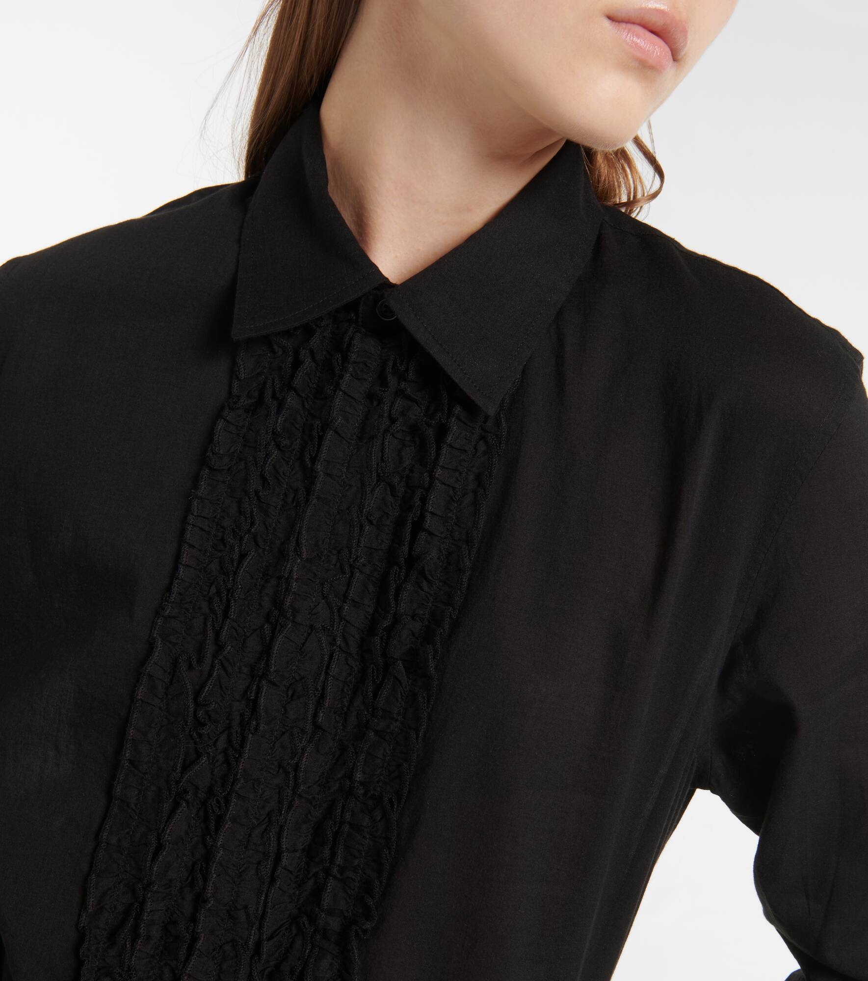 Nathael ruffled cotton shirt - 4