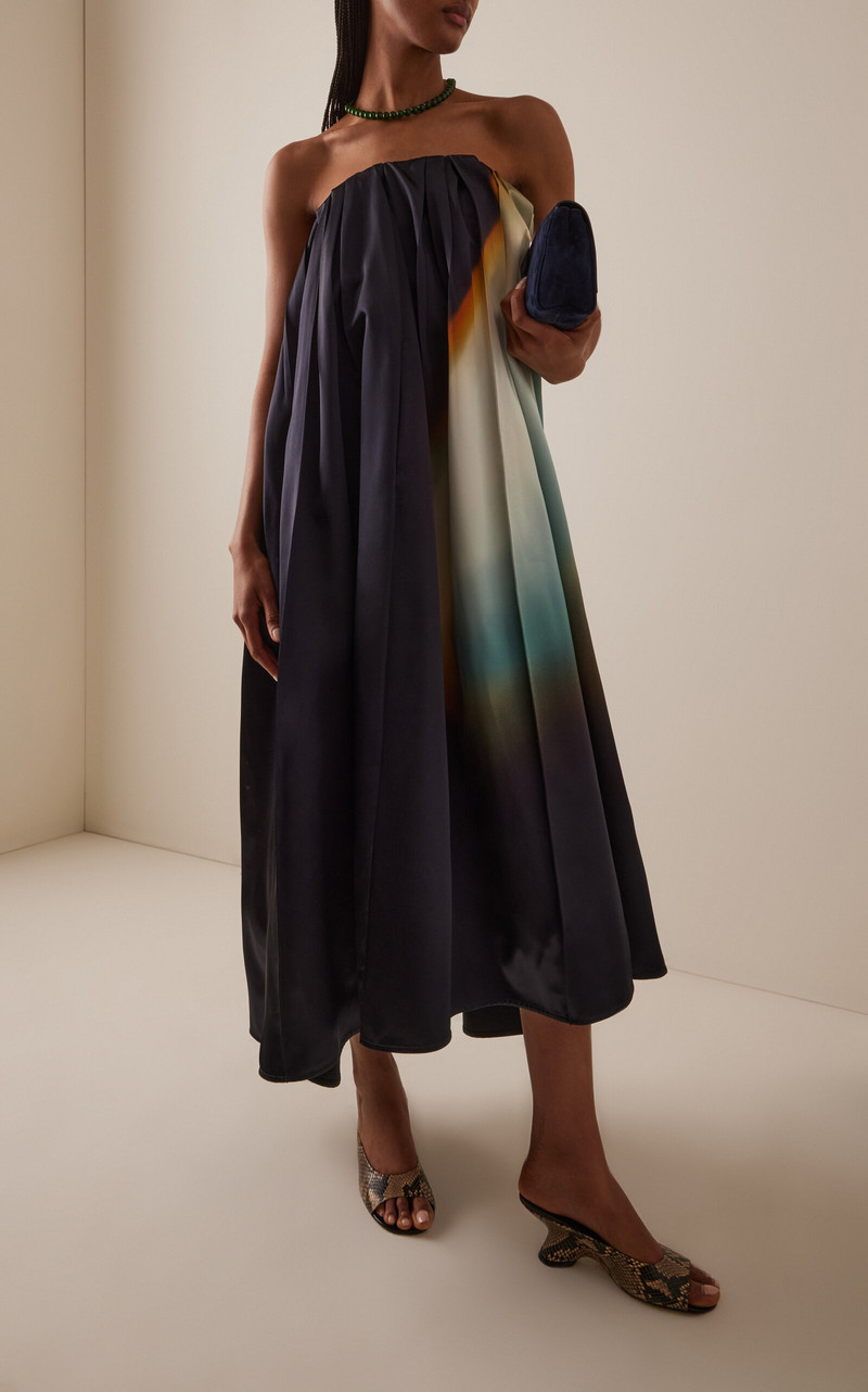 Snake-Print Leather Wedge Sandals animal 2