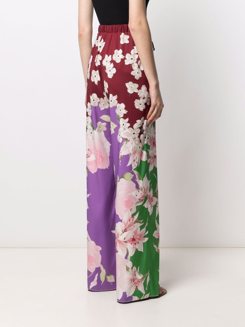 floral-print trousers - 4