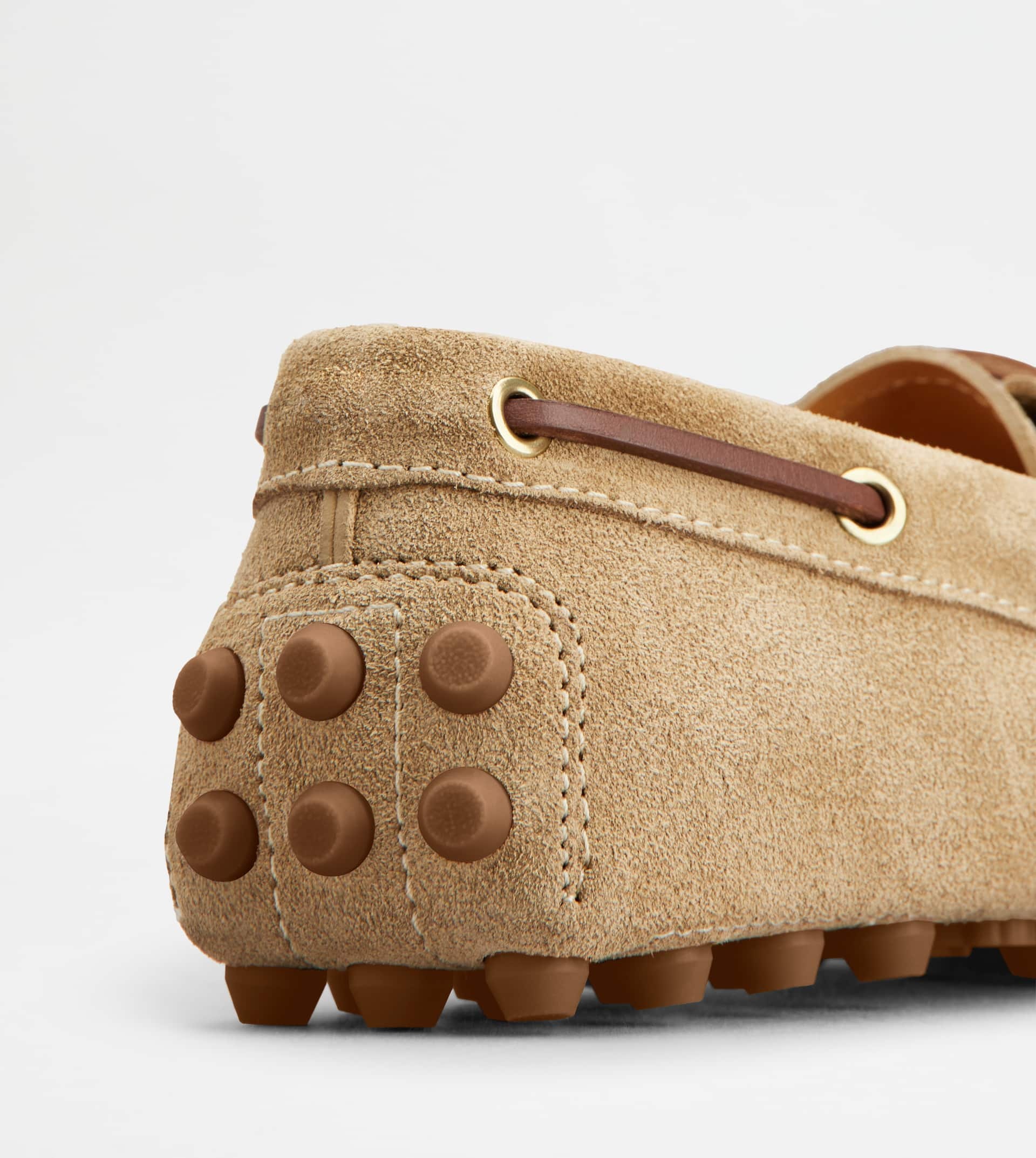 BOAT GOMMINO BUBBLE IN SUEDE - BEIGE - 5