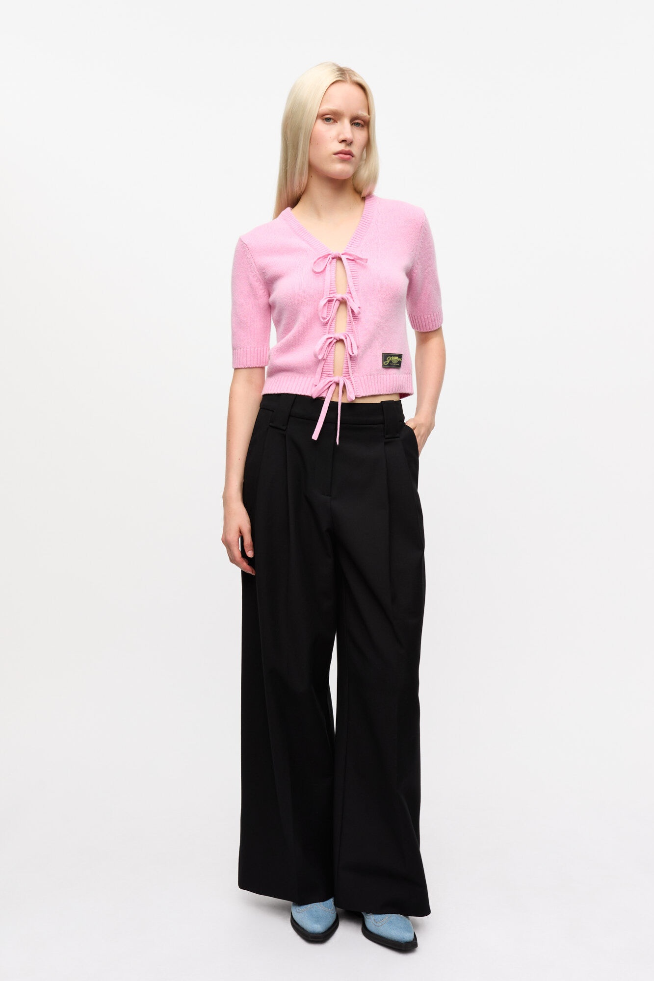 PINK FUTURE WOOL MIX CARDIGAN - 4