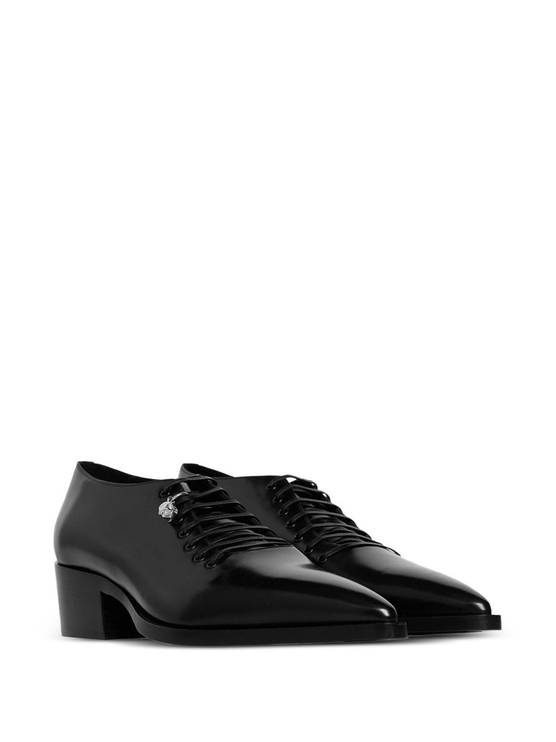 skull-detail derby shoes 2
