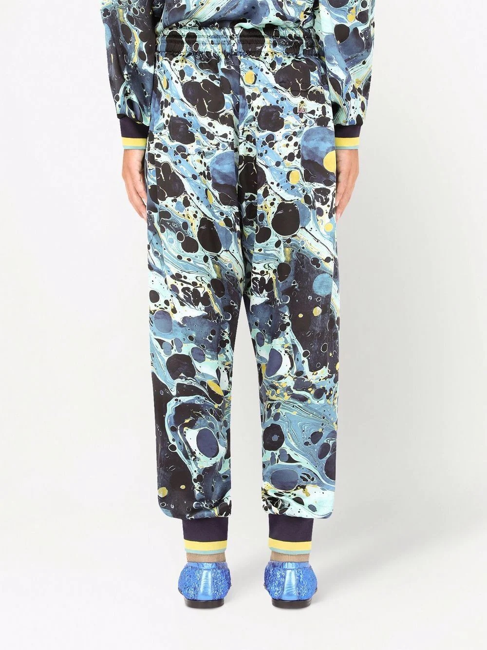 graphic-print track trousers - 4