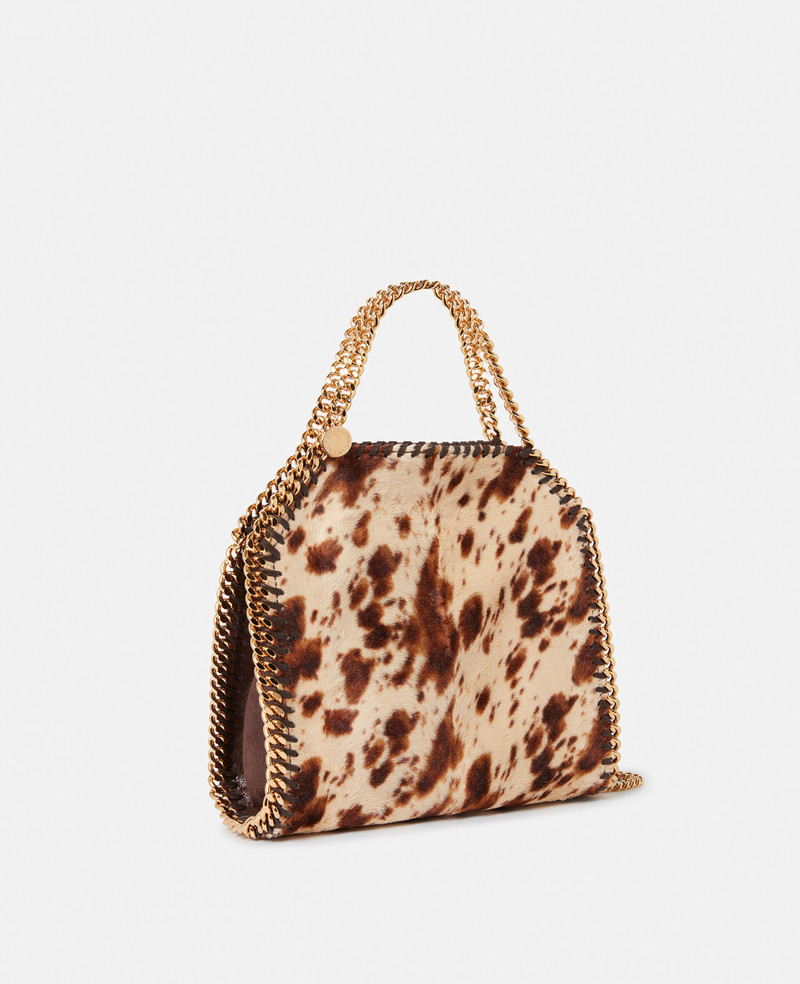 Falabella Appaloosa Print Velvet Mini Tote Bag 3