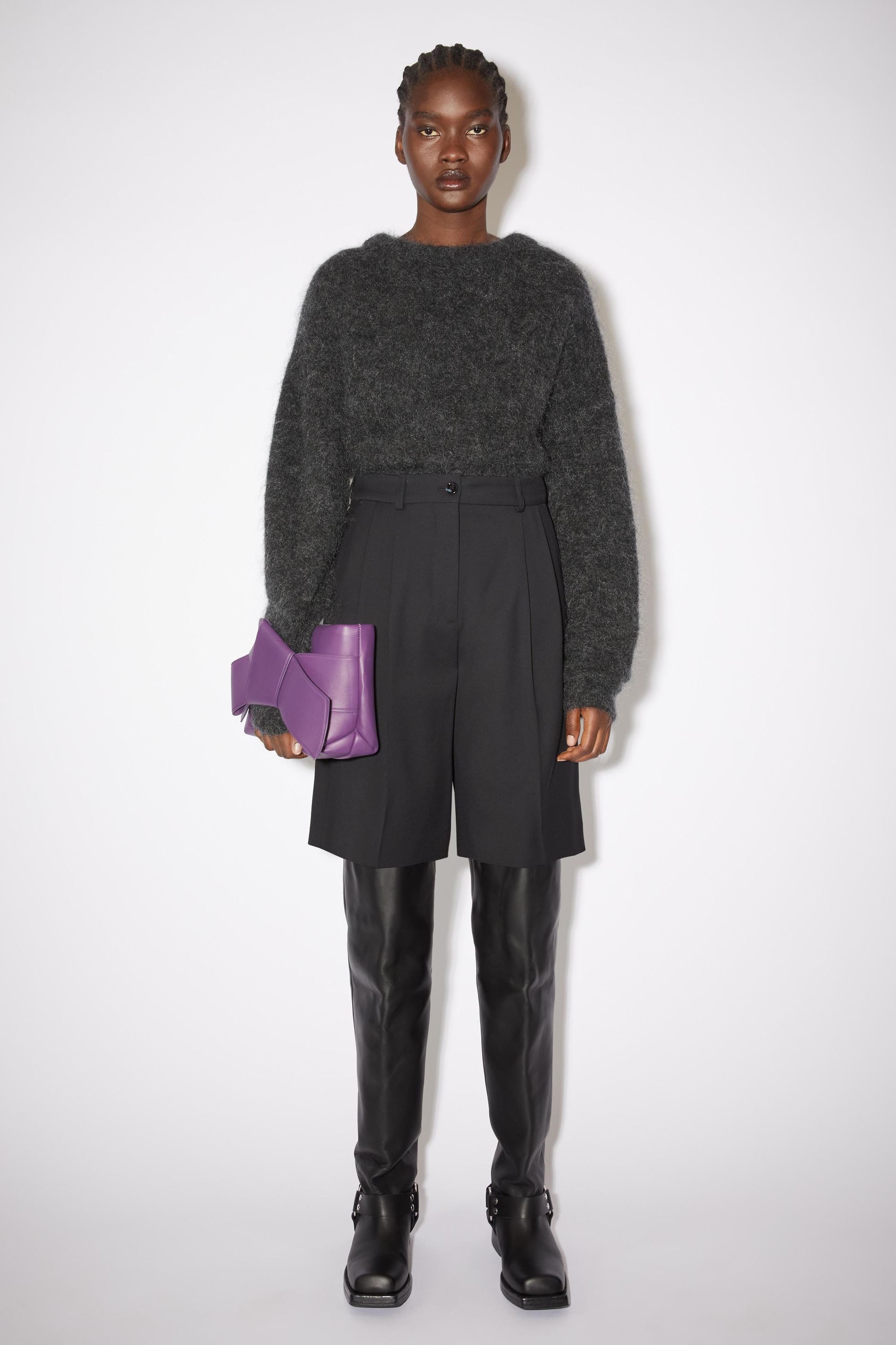 Tailored shorts - Black - 2