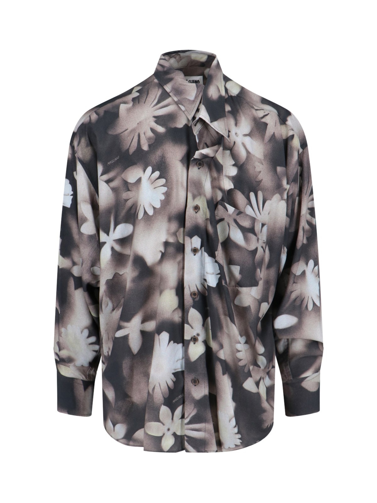 DRAPED SHIRT 'FONTANELLE' - 1