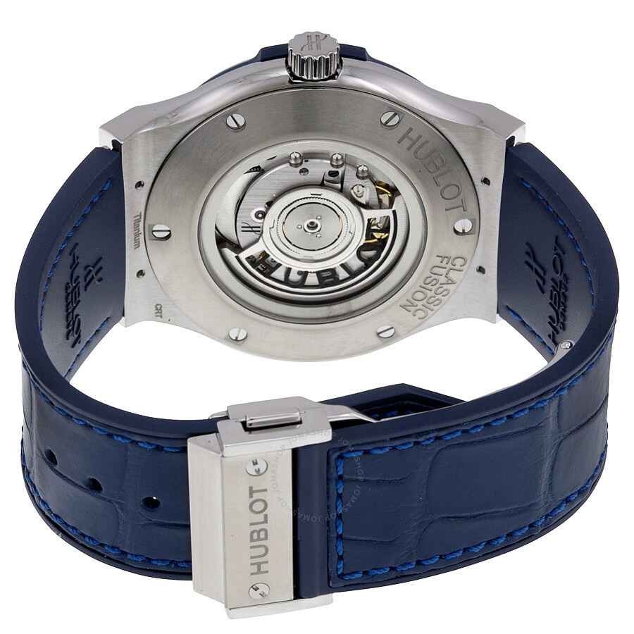 Hublot Classic Fusion Automatic Blue Sunray Dial Titanium Men's Watch 511.NX.7170.LR - 3