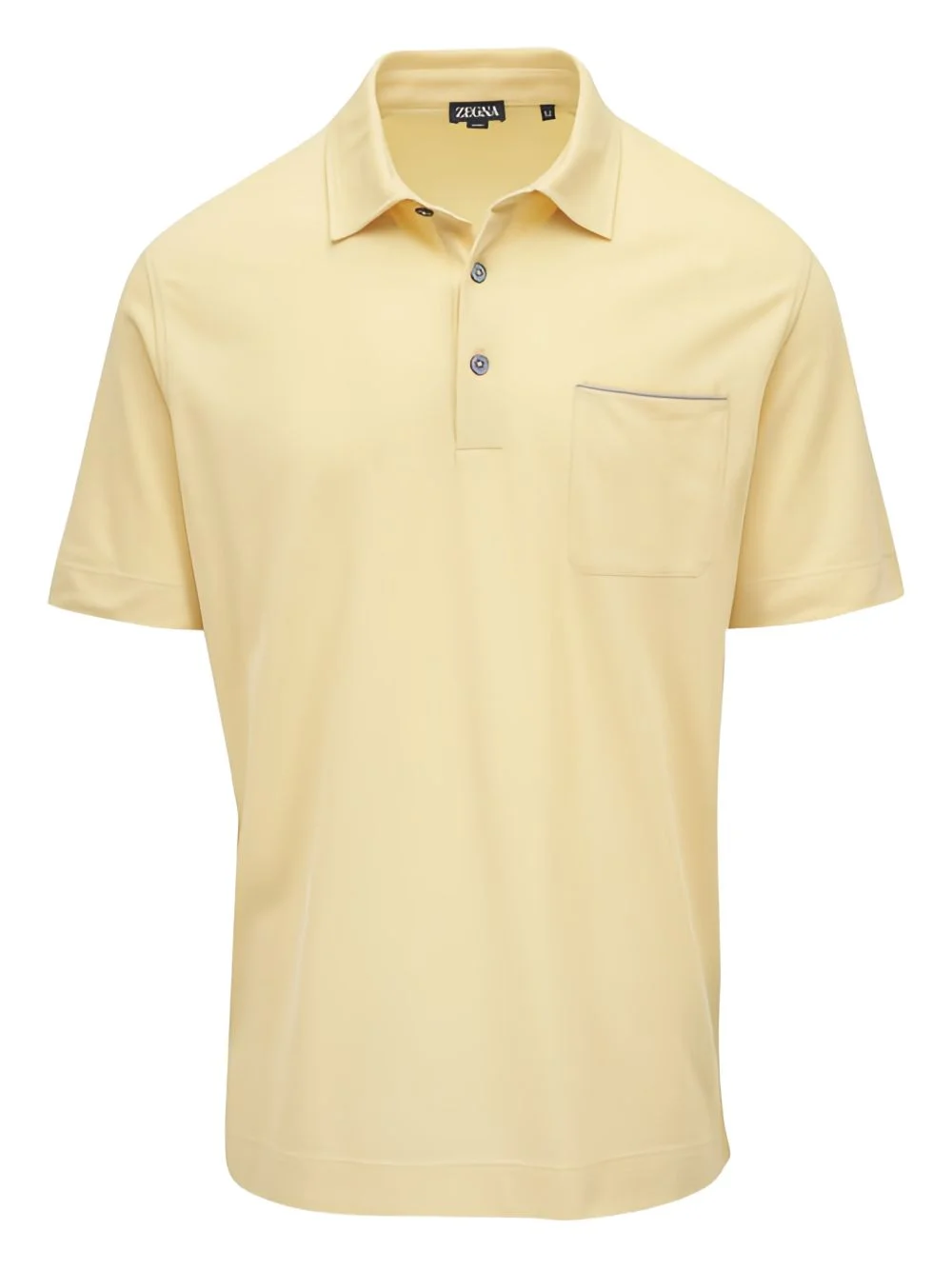 pocket short-sleeve polo shirt - 1