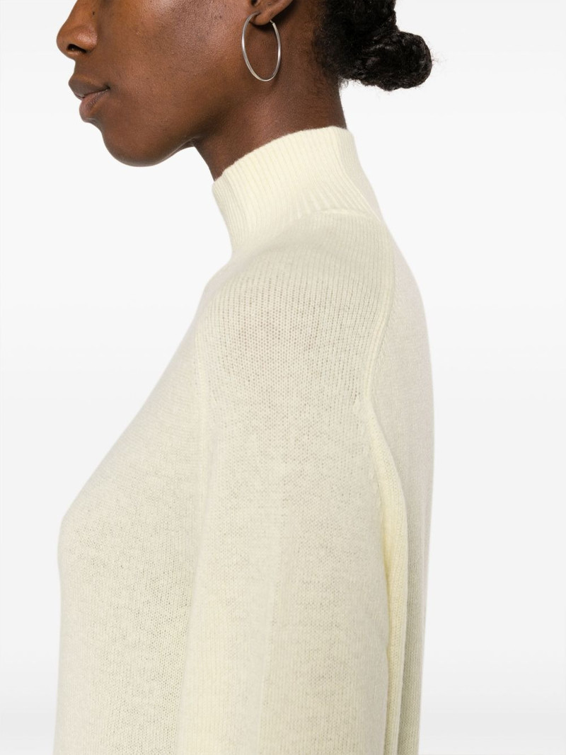 high-neck fine-knit jumper 5