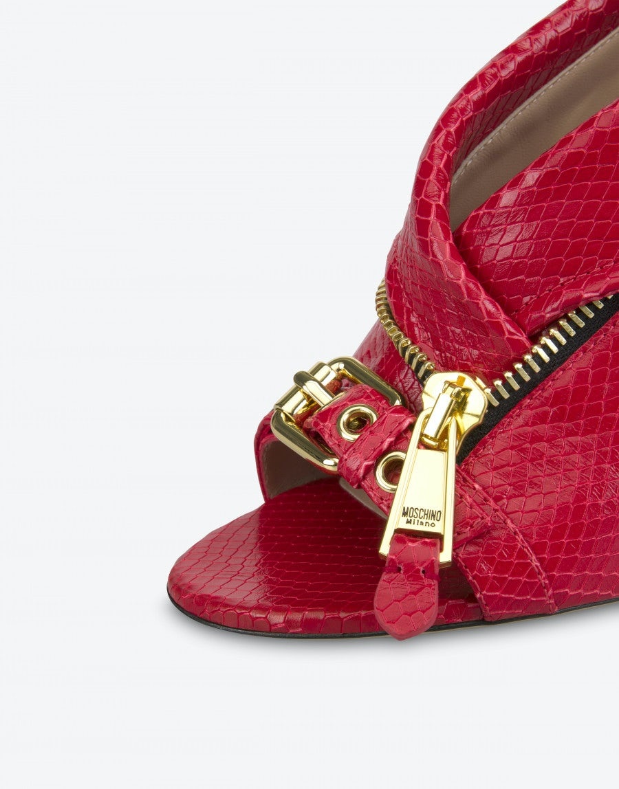 BIKER CALFSKIN SLINGBACK - 4